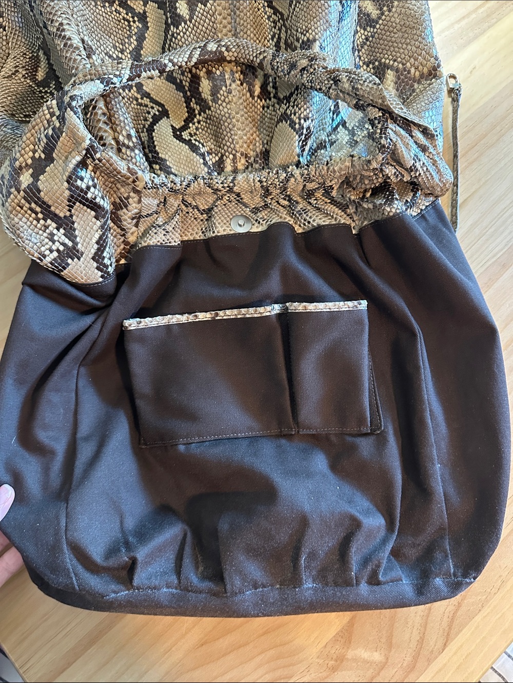 Authentic Python Shoulder Hobo Bag - Picture 6 of 7
